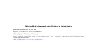 Infodemics in Health Communication during the Covid-19 Pandemic