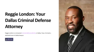 Dallas Criminal Attorney | Frisco Criminal Attorney- Reggie London