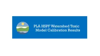 PLA HSPF Watershed Toxic Model Calibration Results Summary