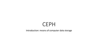 Computer Data Storage with Ceph