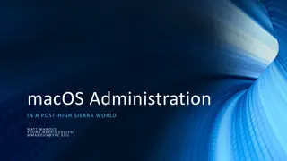 macOS Administration Insights at Young Harris College