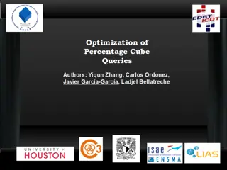 Optimizing Queries and Constructing Percentage Cube in Business Intelligence