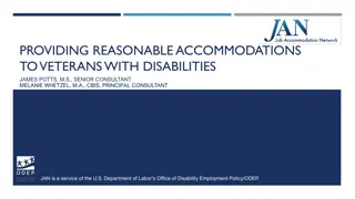 Providing Reasonable Accommodations to Veterans