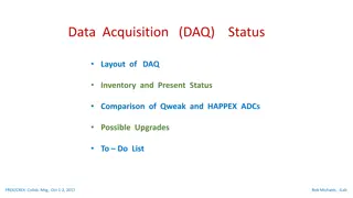 Comparison of Qweak and HAPPEX ADCs for Data Acquisition Status