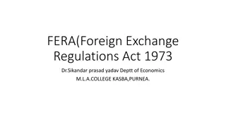 Overview of Foreign Exchange Regulations Act 1973 in India