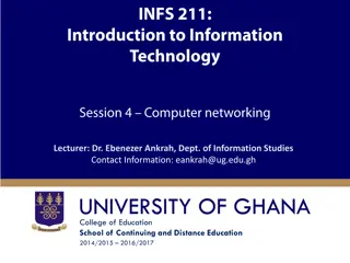 Understanding Computer Networks in Education: A Session Overview