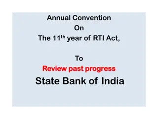 State Bank of India - Annual Convention and Functions Overview