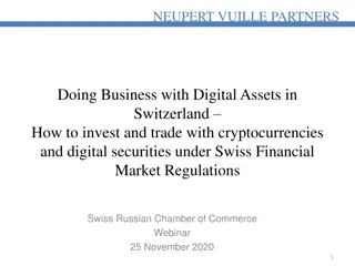 Digital Asset Business in Switzerland