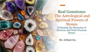 Real Gemstones​: The Astrological and Spiritual Powers of Stones​-Unlocking the