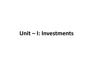 Investments: Objectives, Decision Making, and Goals