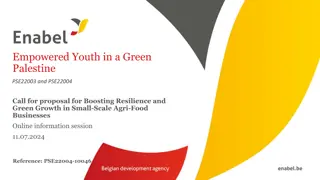 Boosting Resilience and Green Growth in Small-Scale Agri-Food Businesses