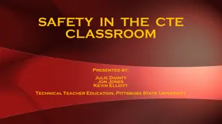 Safety Awareness in CTE Classrooms: Practical Interventions