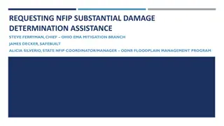 NFIP Substantial Damage Determination Assistance and Post-Damage Community Responsibilities