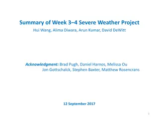 Severe Weather Project Summary for Week 34