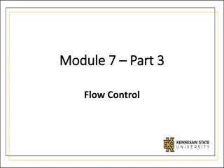 Flow Control and Looping Constructs in Python and Java