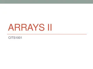 Arrays of Objects in Programming