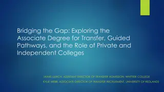 Exploring the Associate Degree for Transfer Program in California