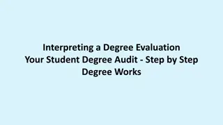 Degree Audit: Step-by-Step Guide