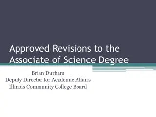 Addressing Revisions to Associate of Science Degree in Illinois Community Colleges