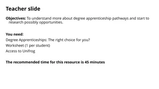 Degree Apprenticeships: A Path Towards Success