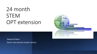 24-Month STEM OPT Extension Eligibility