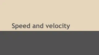 Speed and Velocity in Physics