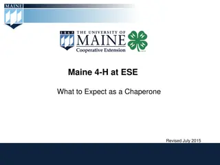 ESE 4-H Chaperone Guide: Responsibilities and Tips