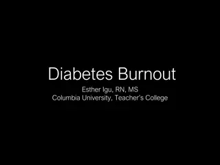 Understanding and Addressing Diabetes Burnout in Self-Care