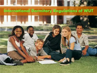 International Dormitory Regulations of WUT