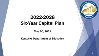 Overview of Kentucky Department of Education's Capital Plan