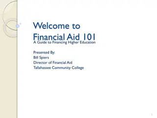 Financial Aid for Higher Education