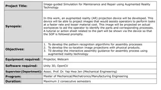 Advanced AR Technology for Industrial Maintenance