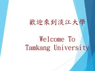 Welcome to Tamkang University - International Exchange Information