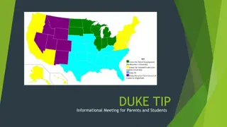 Duke TIP Program Overview and Benefits