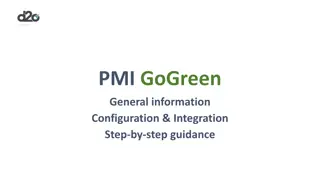 GoGreen Integration and Configuration Guide