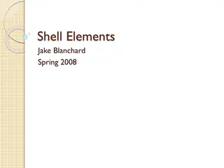 Shell Elements for Thin Structure Modeling