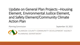 Update on Alameda County Community Development Agency Planning Projects