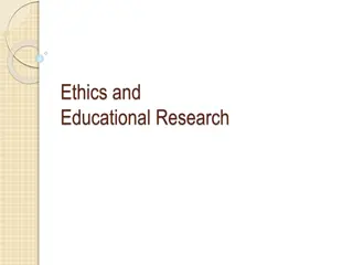 Ethical Considerations in Educational Research