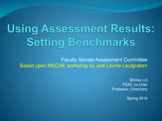 Benchmarking in Student Learning Assessment