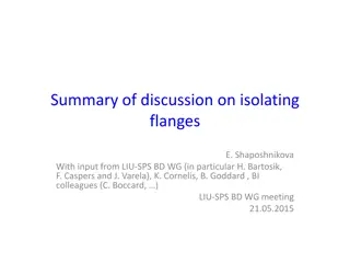 Discussion on Isolating Flanges in SPS Impedance Model