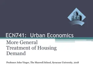 Housing Demand Theory in Urban Economics