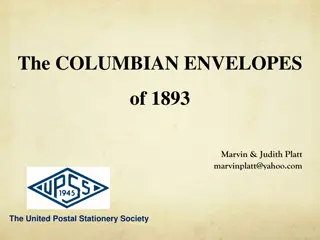 The 1893 Columbian Envelopes: A Unique Commemoration