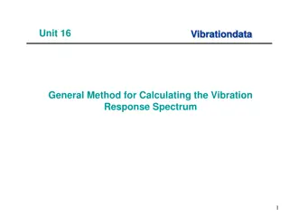 Vibration Response Spectrum Analysis for SDOF Systems