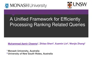 Unified Framework for Efficient Ranking-Related Queries Processing