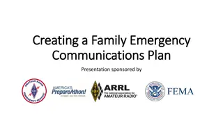 Family Emergency Communications Plan Presentation