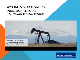 Insights into Wyoming Tax Sales: Cases and Strategies