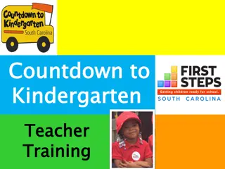 Countdown to Kindergarten Teacher Training Program Overview