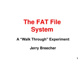 The FAT File System: A Comprehensive Overview