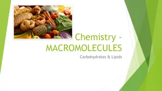 Carbohydrates and Lipids in Macromolecules