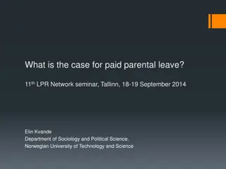 Case for Paid Parental Leave at 11th LPR Network Seminar